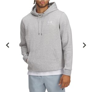 Under Armour UA Icon Fleece Men's Hoodie in Pitch Grey Medium Heather Large